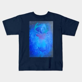 Galaxy star milky way stag deer overlay - Cool Kids T-Shirt